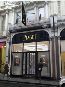 Piaget timepieces, Bond Street, London boutique