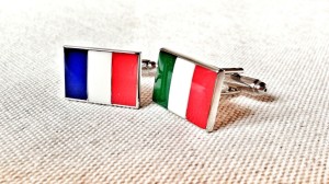 France - Italy Cufflinks
